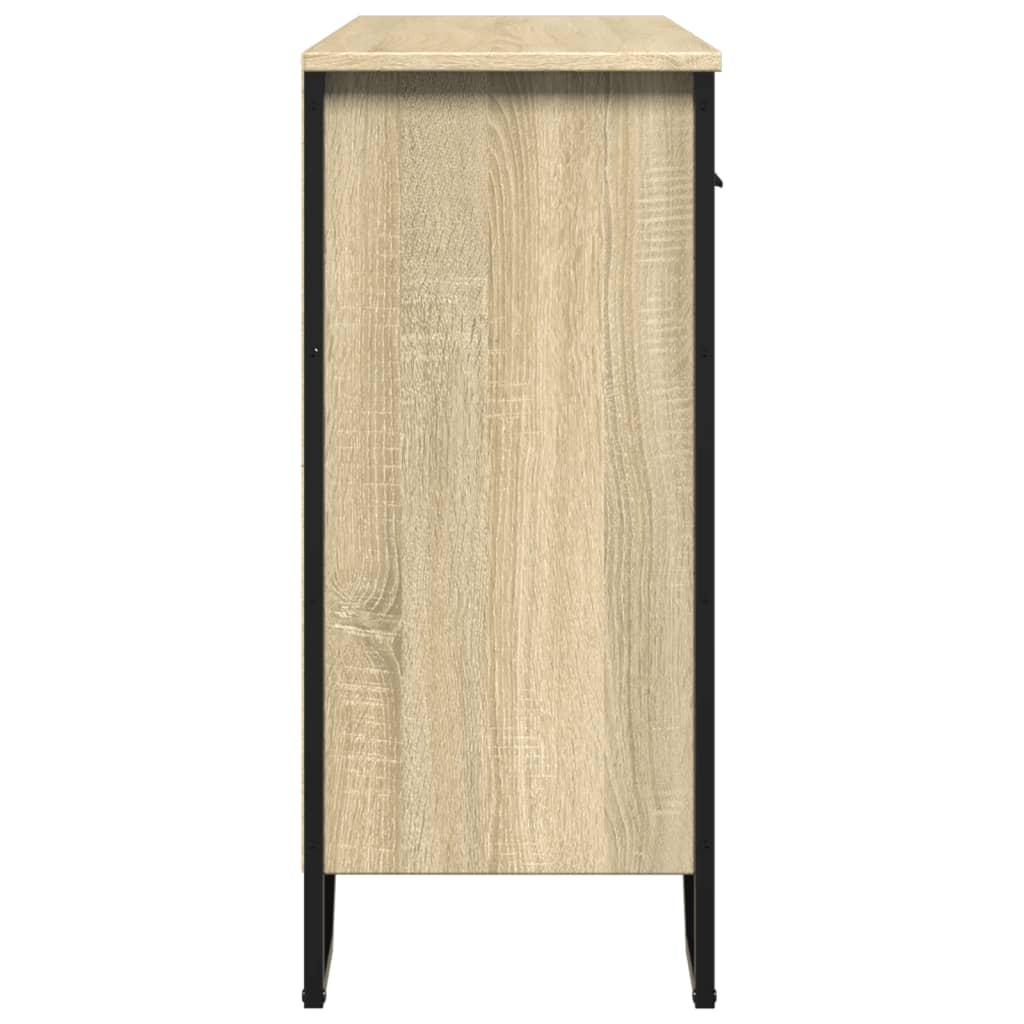 Dulap, stejar sonoma, 97x32,5x74,5 cm, lemn prelucrat