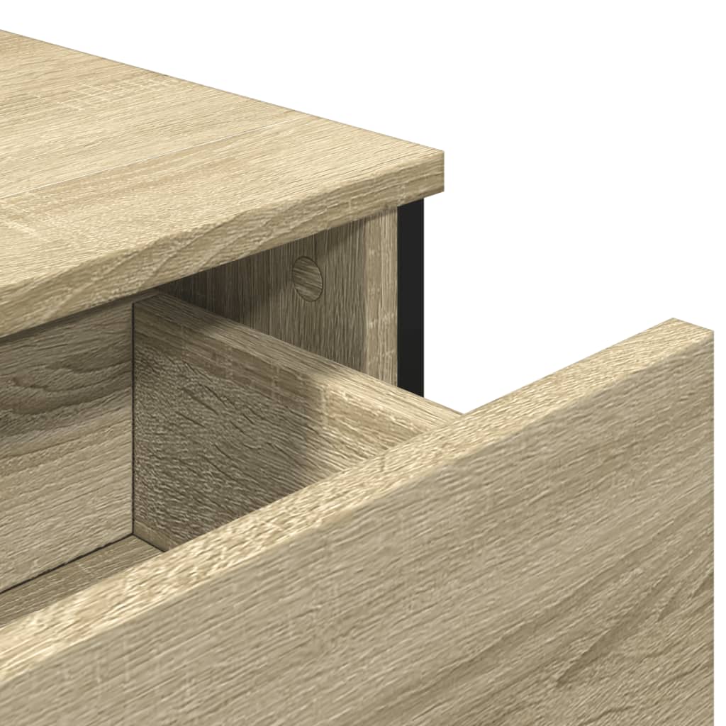Dulap, stejar sonoma, 97x32,5x74,5 cm, lemn prelucrat