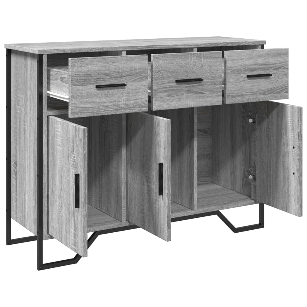 Dulap, gri sonoma, 97x32,5x74,5 cm, lemn prelucrat