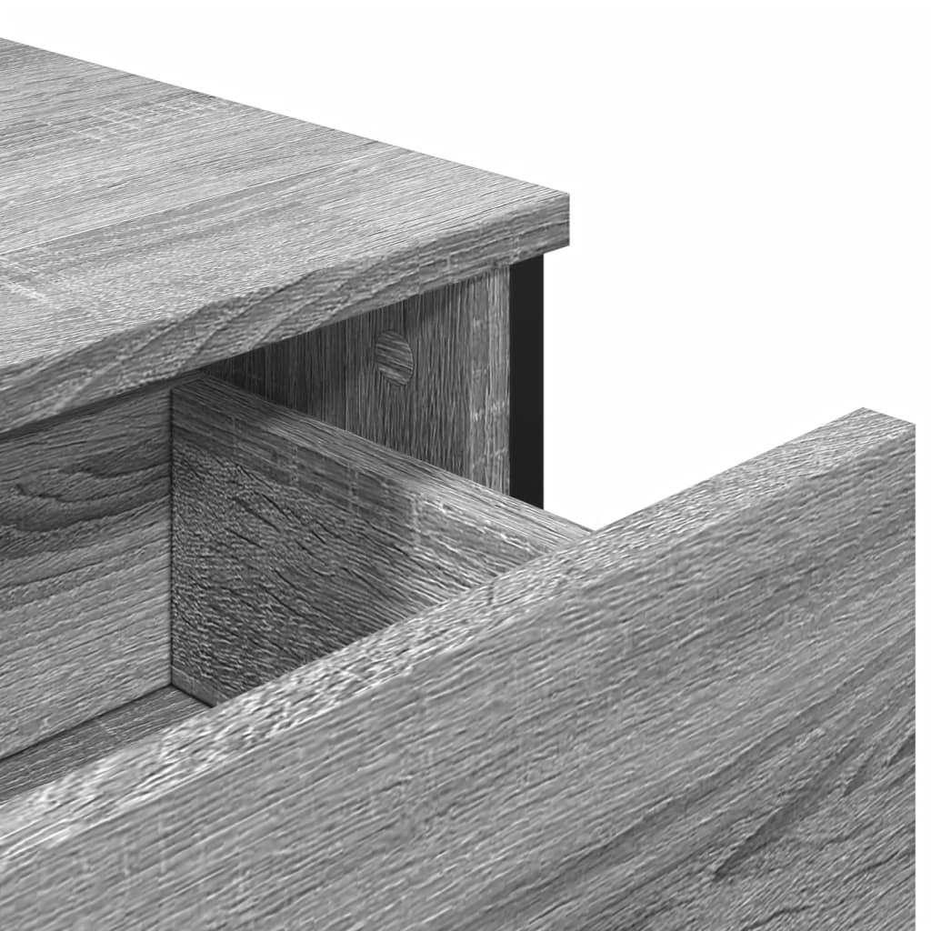 Dulap, gri sonoma, 97x32,5x74,5 cm, lemn prelucrat