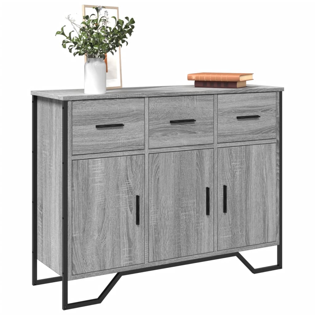 Dulap, gri sonoma, 97x32,5x74,5 cm, lemn prelucrat