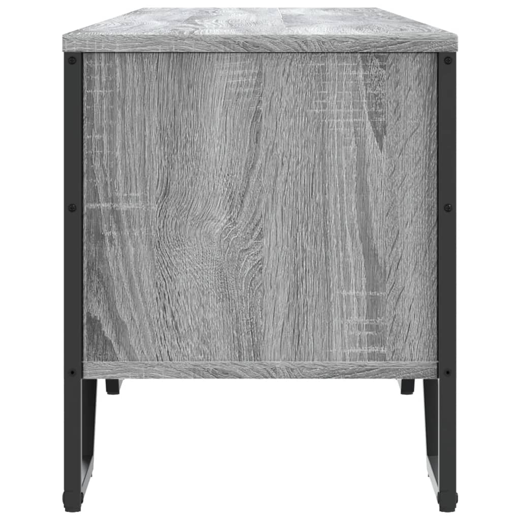 Dulap TV, gri sonoma, 180x34x41 cm, lemn prelucrat