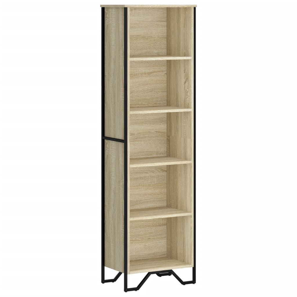 Bibliotecă, stejar sonoma, 50x31x169 cm, lemn prelucrat