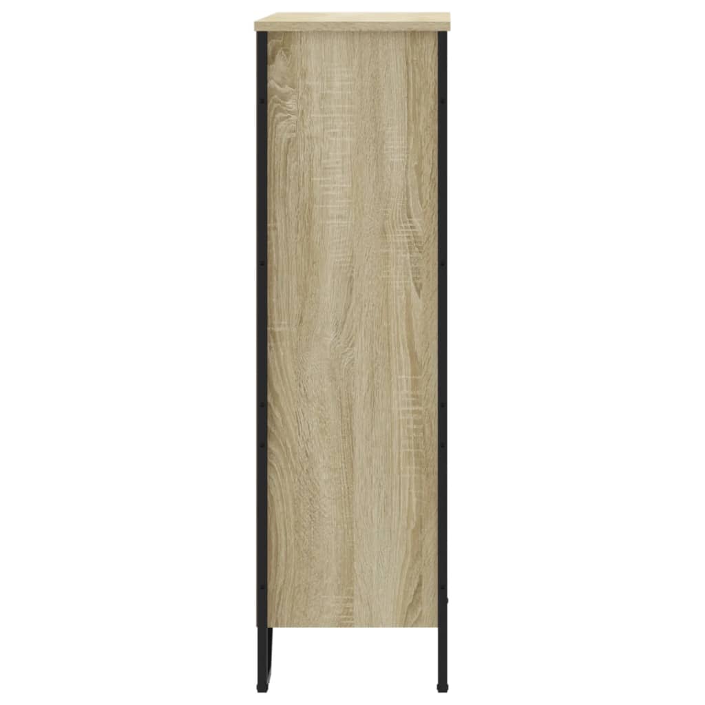 Bibliotecă, stejar sonoma, 80x31x106 cm, lemn prelucrat