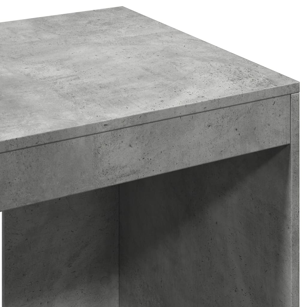 Birou, gri beton, 103,5x56,5x94 cm, lemn prelucrat