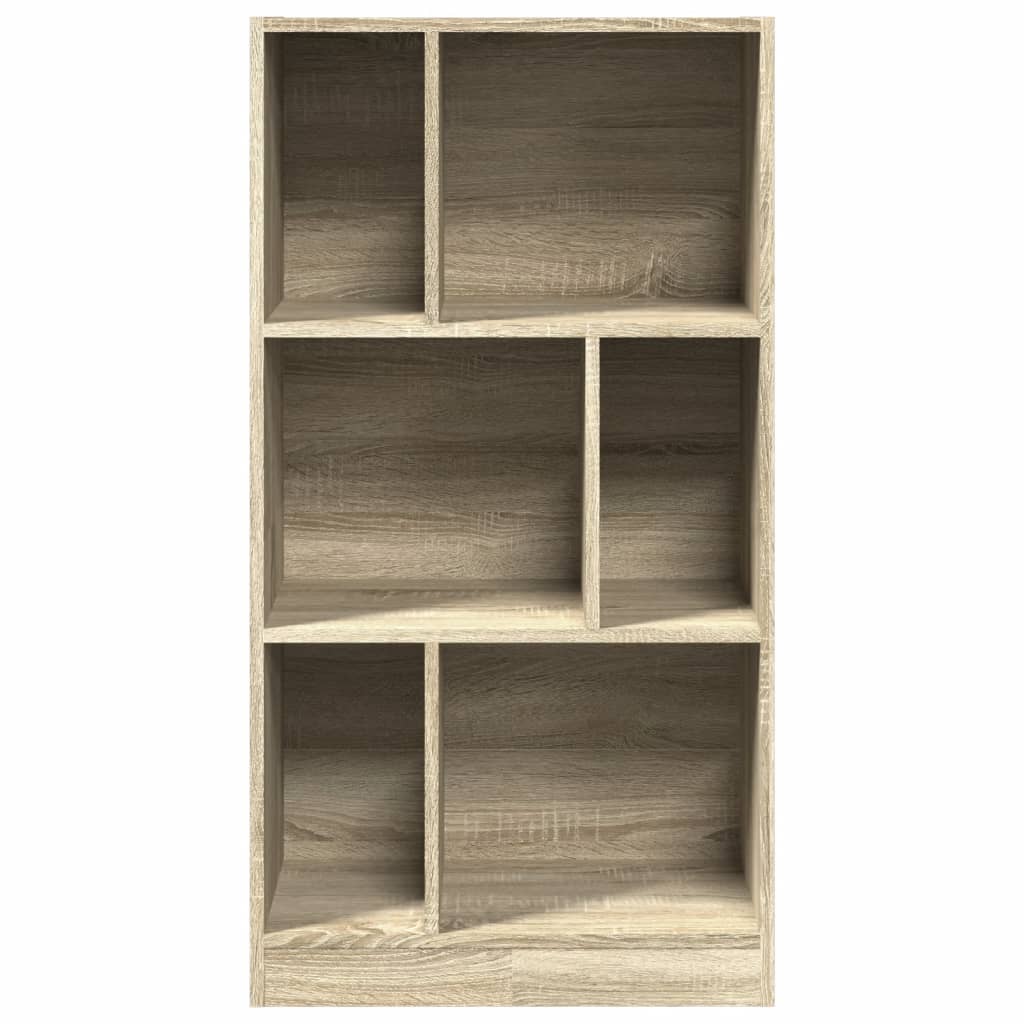 Bibliotecă, stejar sonoma, 57x28,5x107,5 cm, lemn prelucrat
