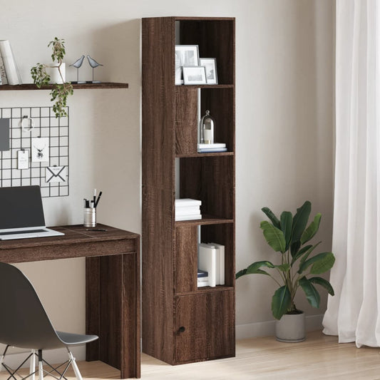 Bibliotecă, stejar maro, 40x36x189 cm, lemn prelucrat