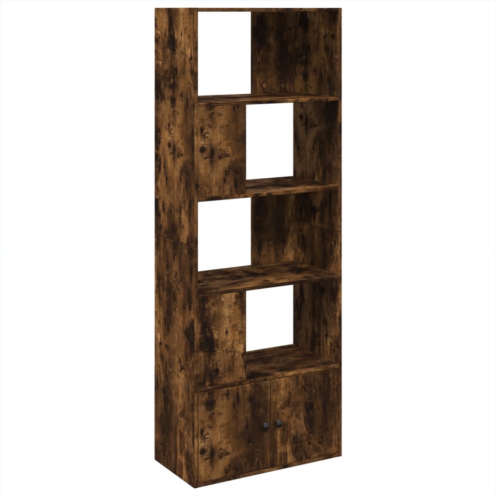 Bibliotecă, stejar fumuriu, 70x36x189 cm, lemn prelucrat