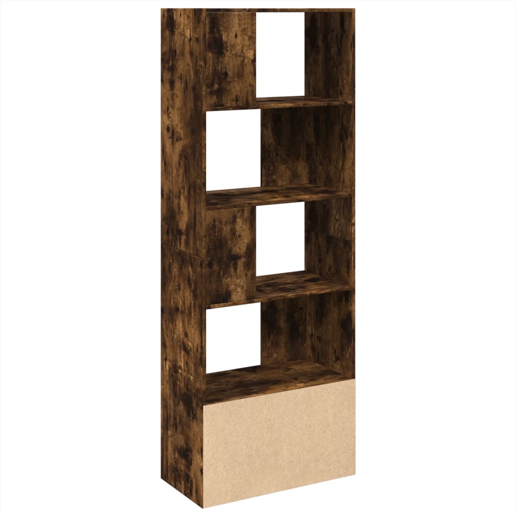 Bibliotecă, stejar fumuriu, 70x36x189 cm, lemn prelucrat