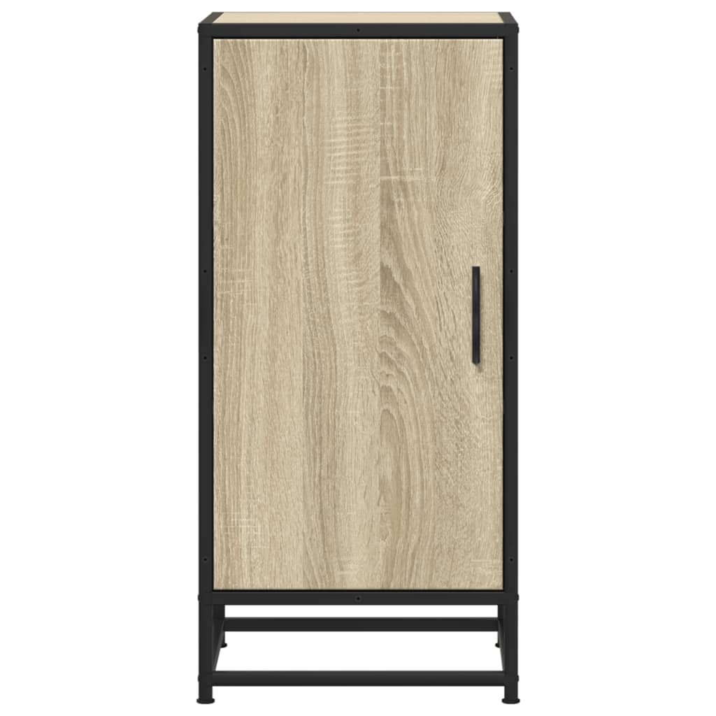 Dulap, stejar sonoma, 35,5x35x76 cm, lemn prelucrat și metal