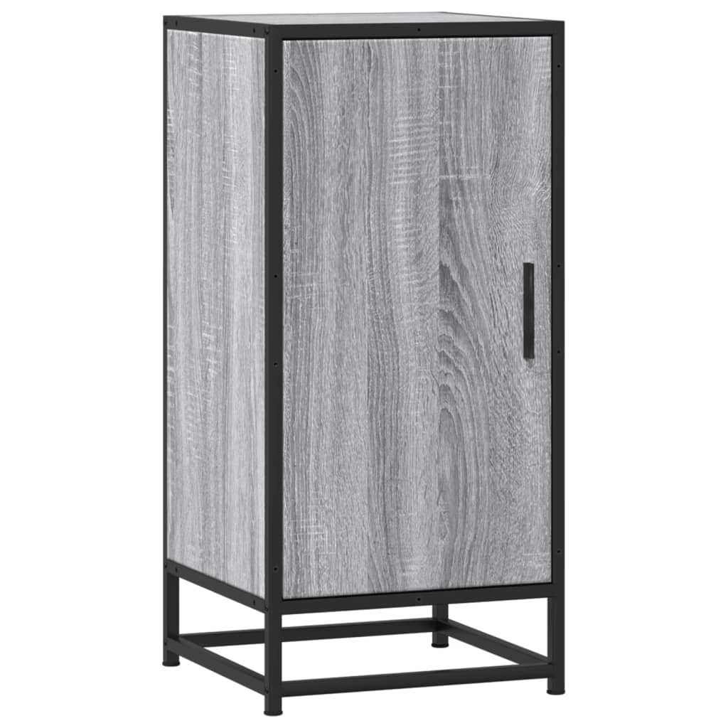 Dulap, gri sonoma, 35,5x35x76 cm, lemn prelucrat și metal