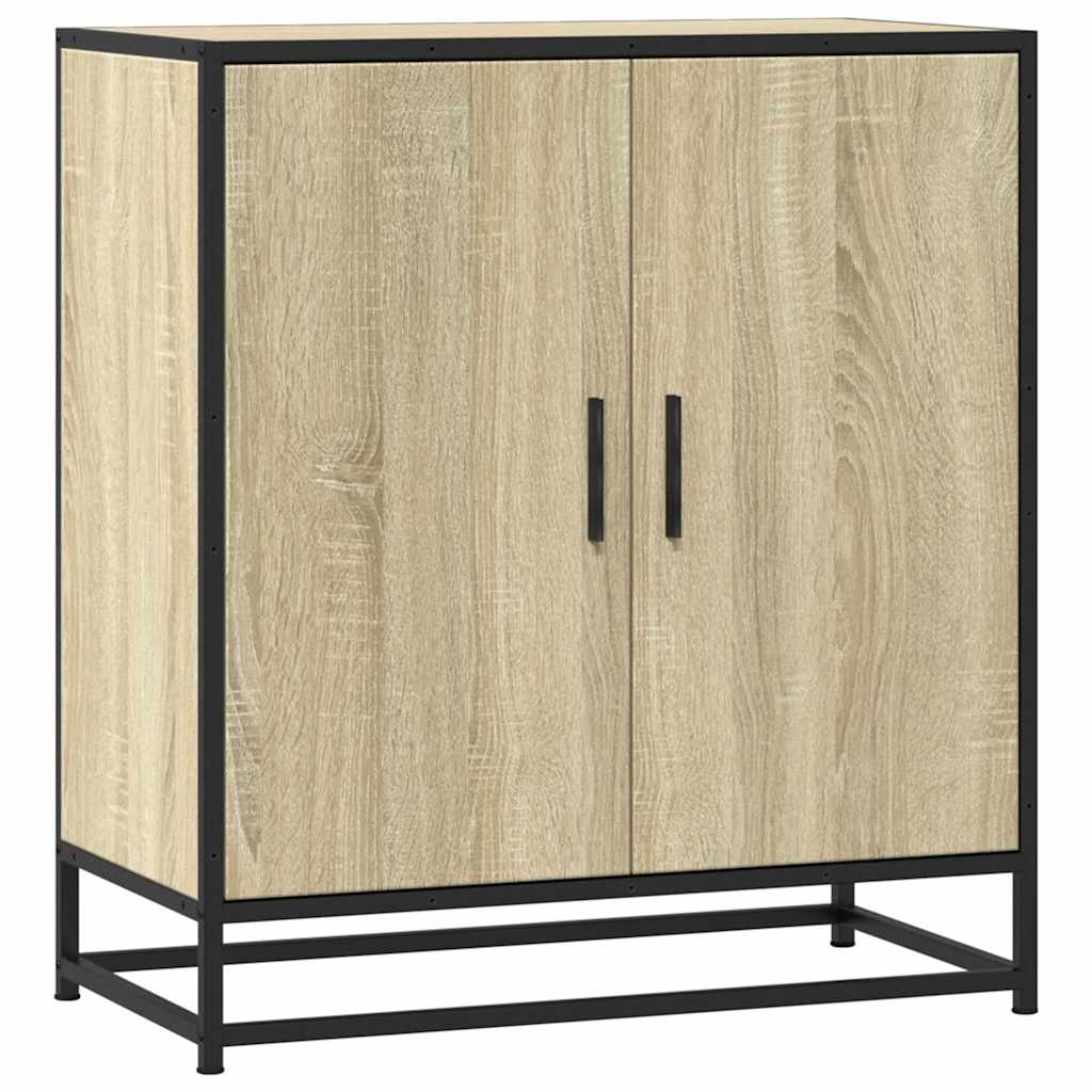 Dulap, stejar sonoma, 68x35x76 cm, lemn prelucrat și metal