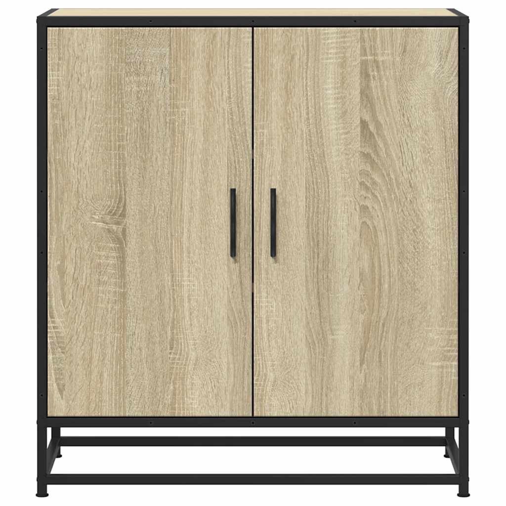Dulap, stejar sonoma, 68x35x76 cm, lemn prelucrat și metal