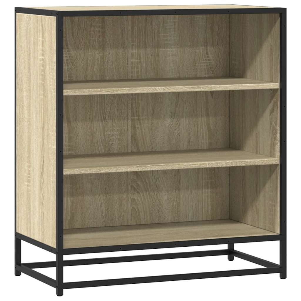 Dulap, stejar sonoma, 68x35x76 cm, lemn prelucrat și metal