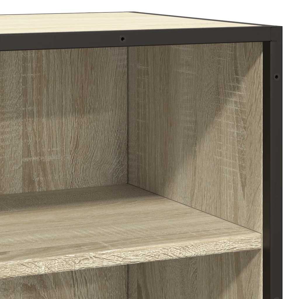 Dulap, stejar sonoma, 68x35x76 cm, lemn prelucrat și metal