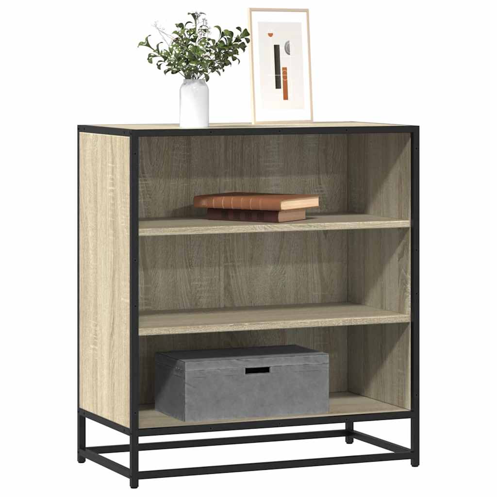 Dulap, stejar sonoma, 68x35x76 cm, lemn prelucrat și metal