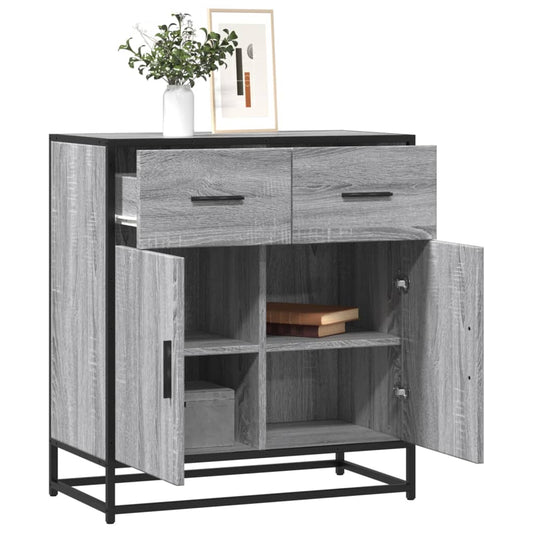 Bufetă gri Sonoma 68x35x76 cm din lemn prelucrat
