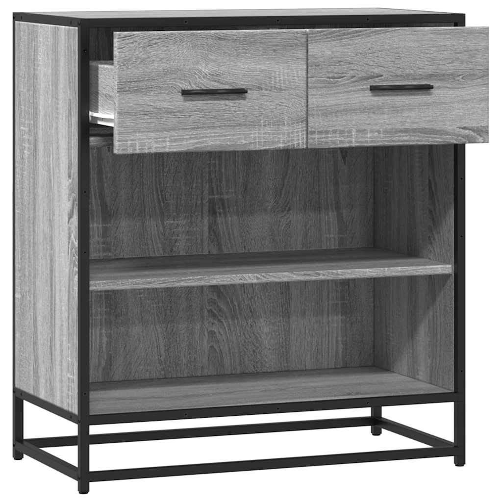 Bufetă gri Sonoma 68x35x76 cm din lemn prelucrat