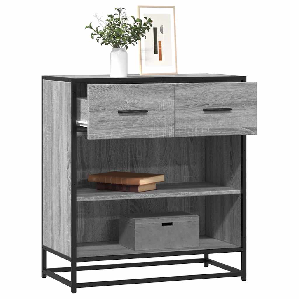 Bufetă gri Sonoma 68x35x76 cm din lemn prelucrat