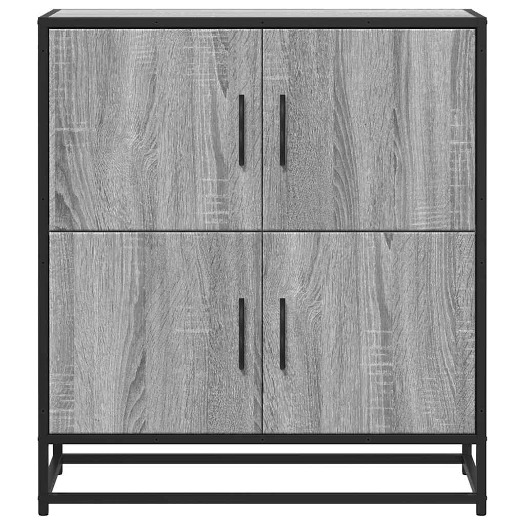 Bufetă gri Sonoma 68x35x76 cm din lemn prelucrat