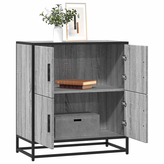 Bufetă gri Sonoma 68x35x76 cm din lemn prelucrat