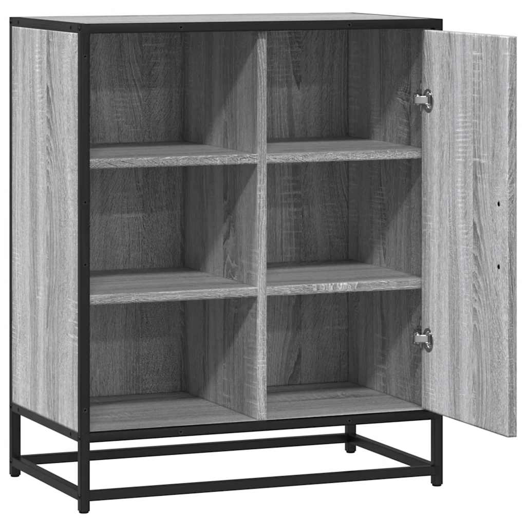 Dulap, gri sonoma, 62x35x76 cm, lemn prelucrat