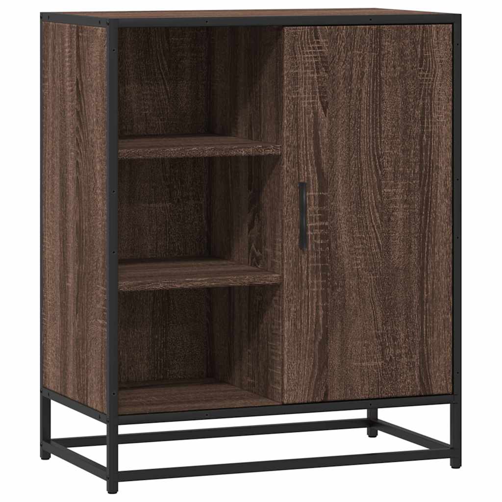 Dulap, stejar maro, 62x35x76 cm, lemn prelucrat