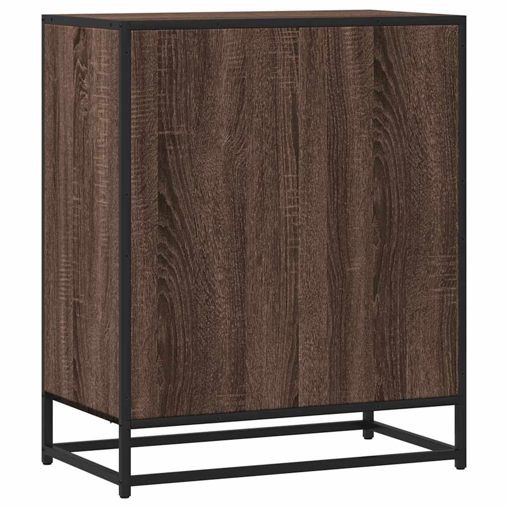 Dulap, stejar maro, 62x35x76 cm, lemn prelucrat