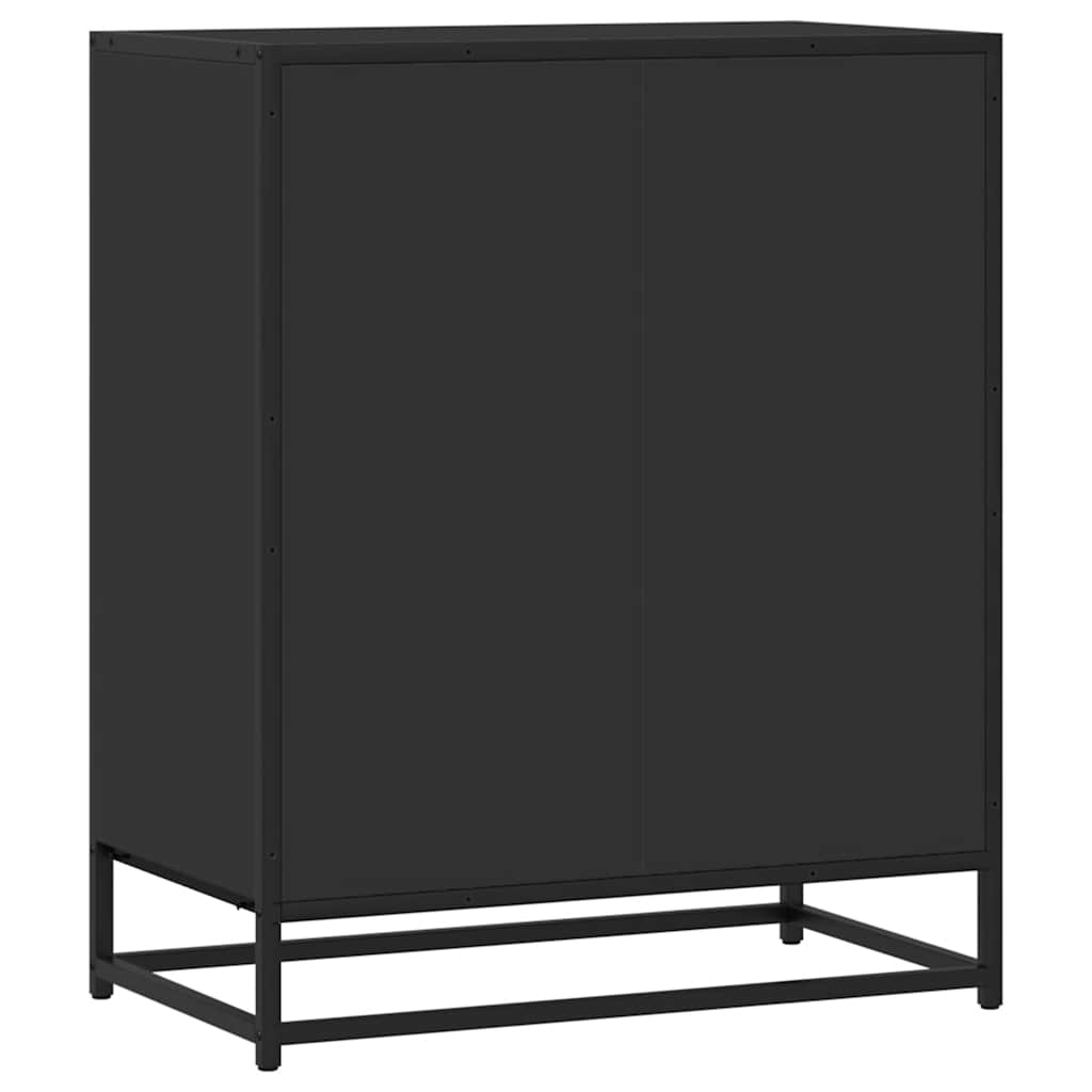 Bufetă neagră 68x35x76 cm lemn prelucrat