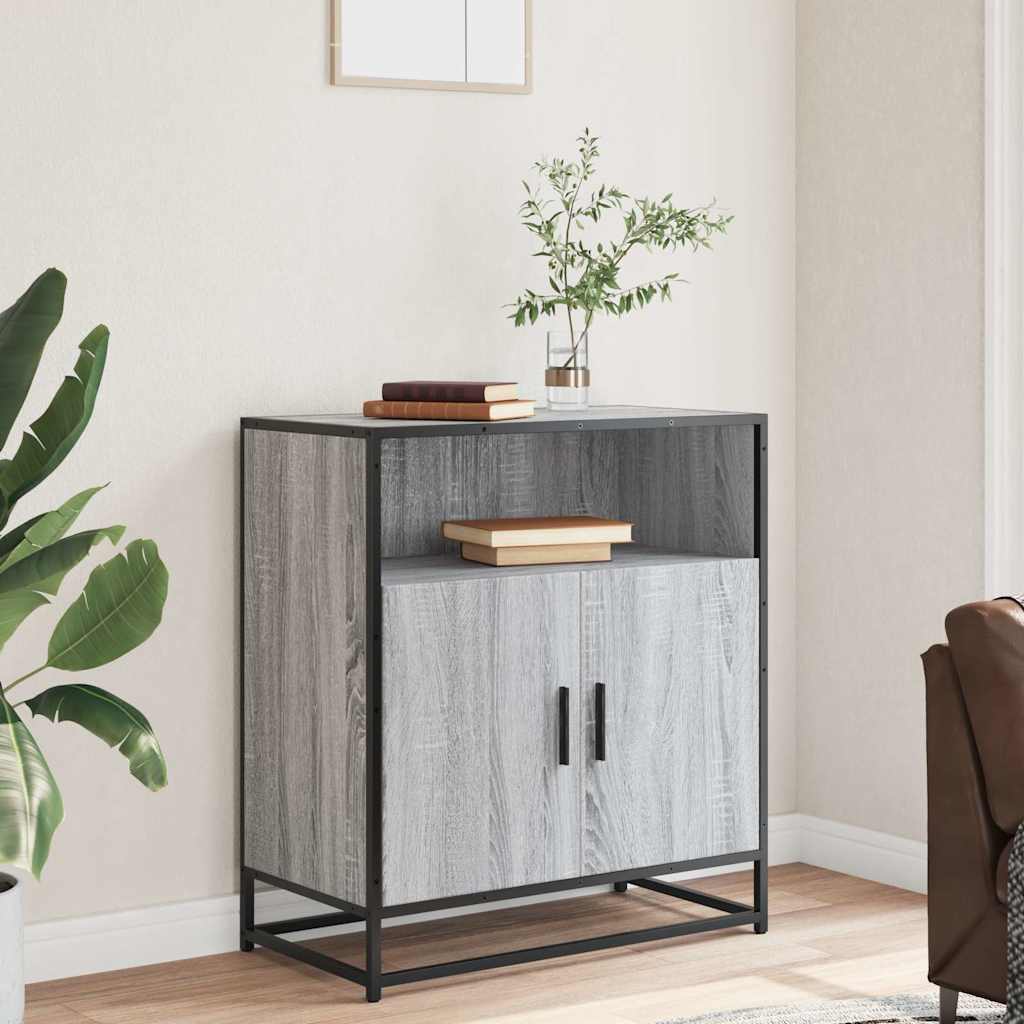 Bufetă gri Sonoma 68x35x76 cm din lemn prelucrat