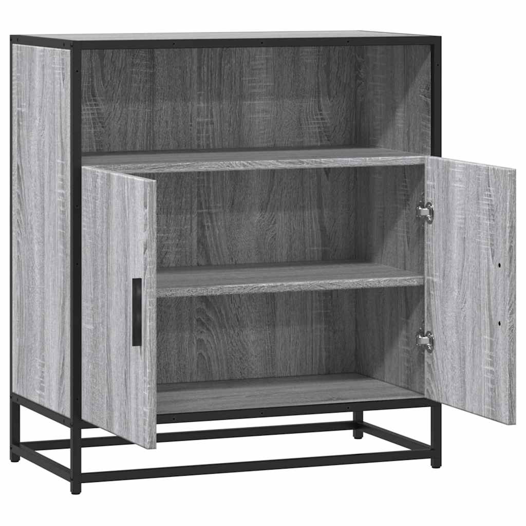 Bufetă gri Sonoma 68x35x76 cm din lemn prelucrat