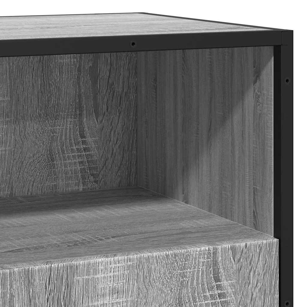 Bufetă gri Sonoma 68x35x76 cm din lemn prelucrat