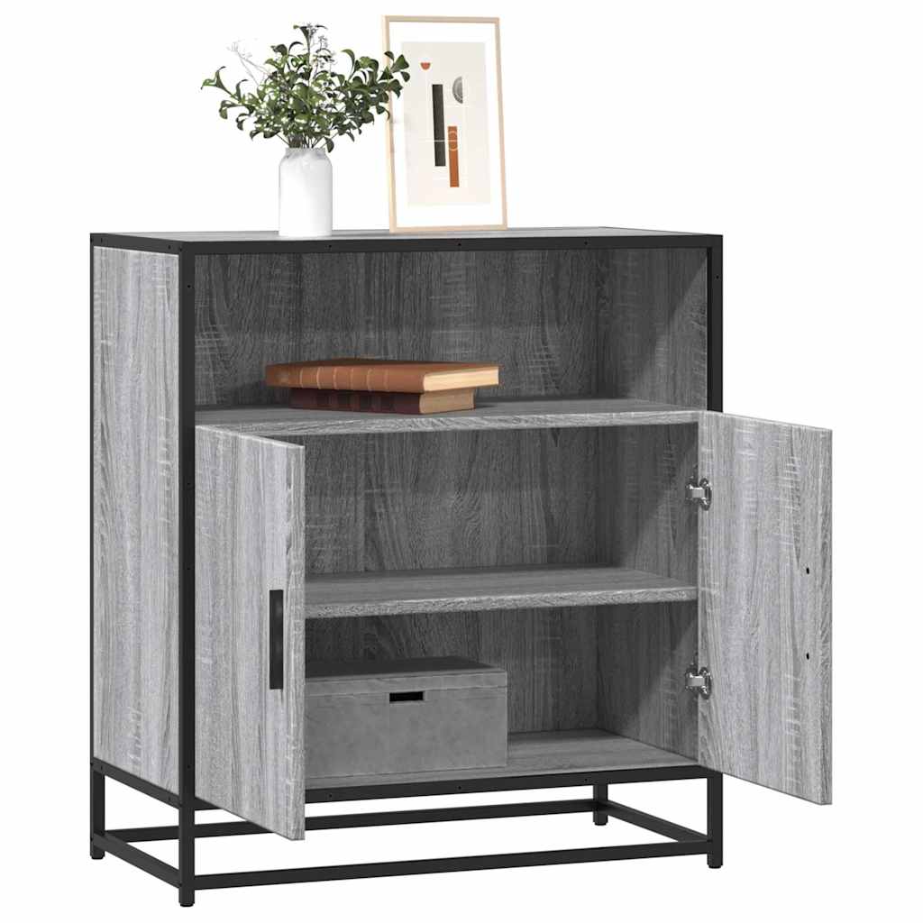 Bufetă gri Sonoma 68x35x76 cm din lemn prelucrat