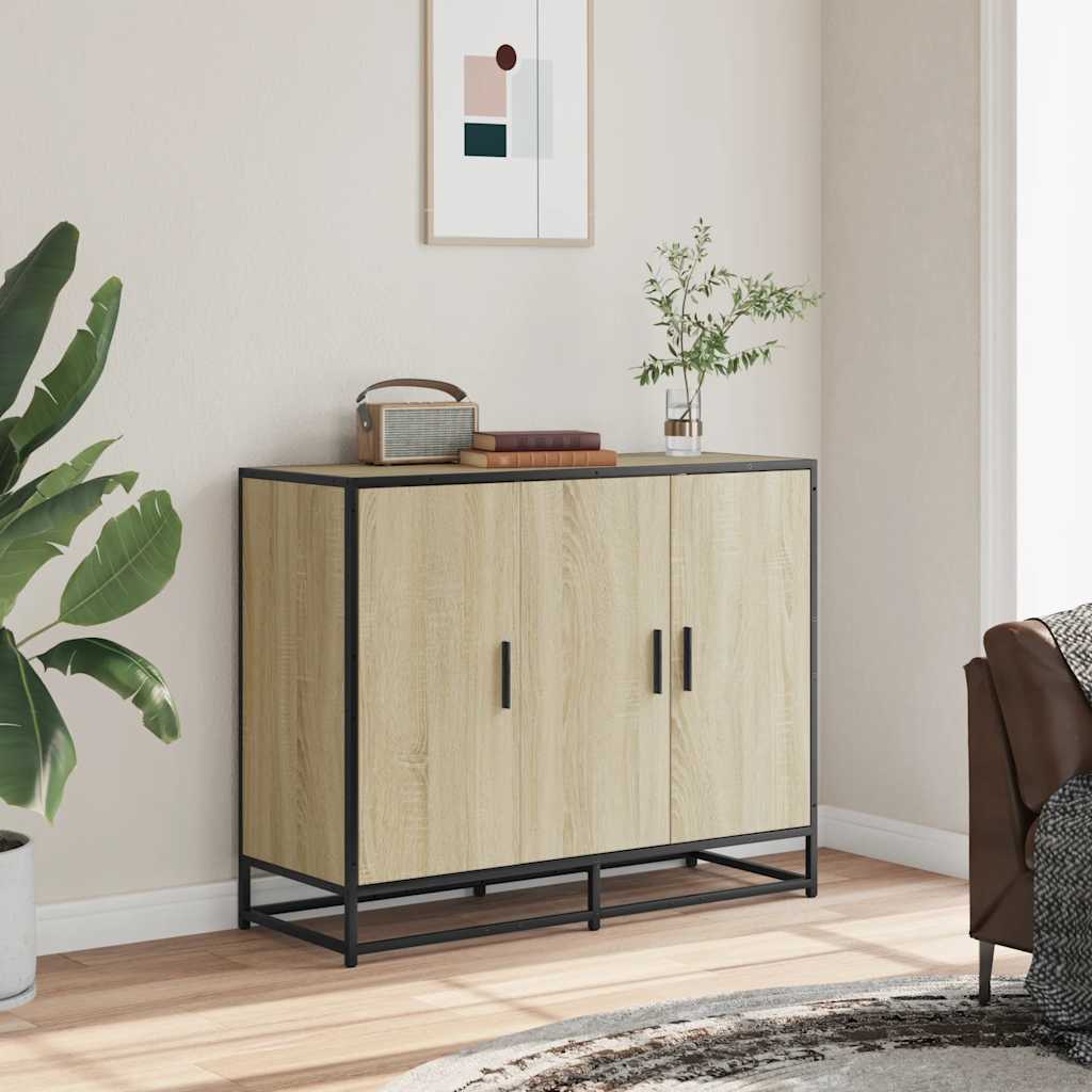 Dulap, stejar sonoma, 94x35x76 cm, lemn compozit