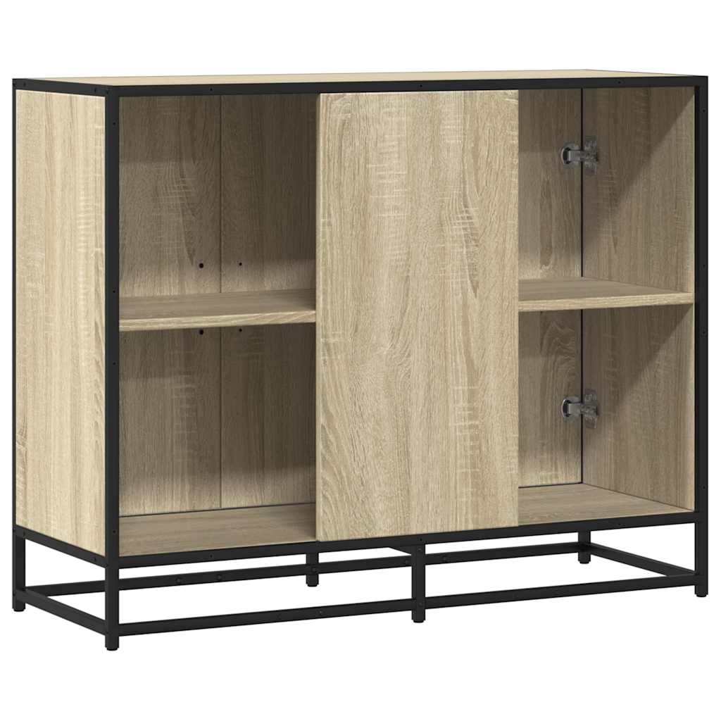 Dulap, stejar sonoma, 94x35x76 cm, lemn compozit