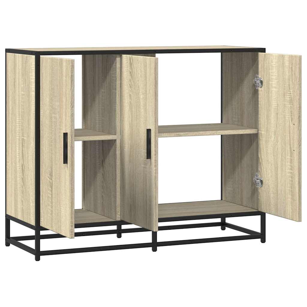 Dulap, stejar sonoma, 94x35x76 cm, lemn compozit