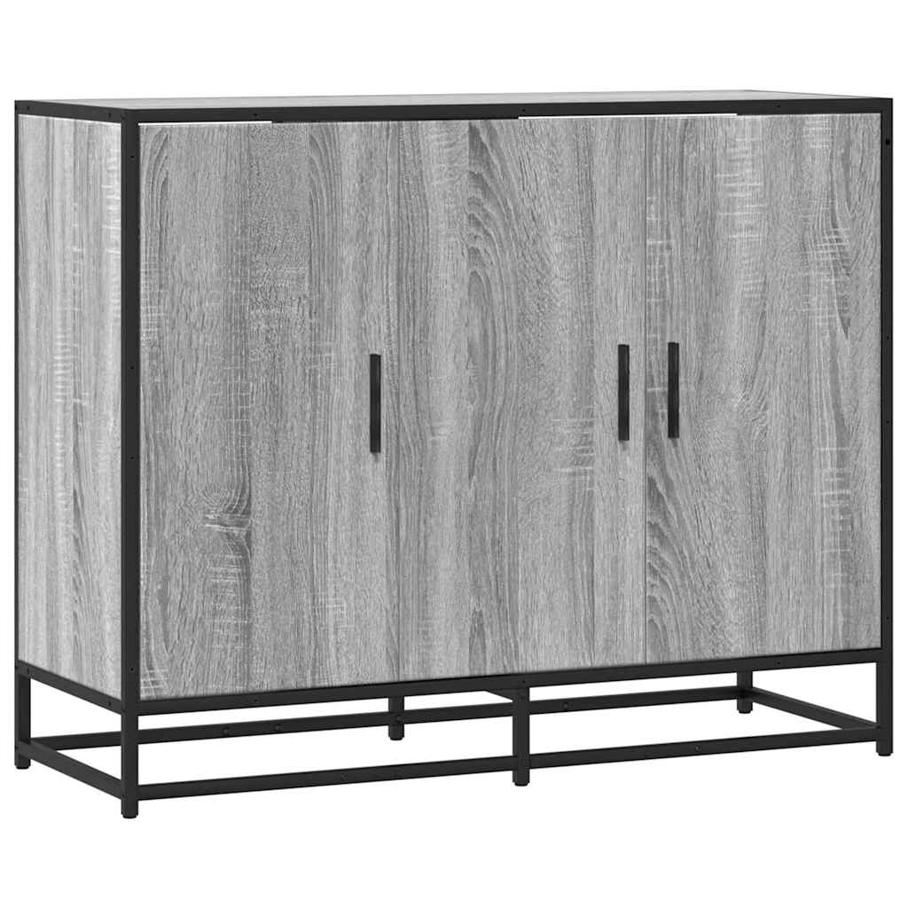 Dulap, gri sonoma, 94x35x76 cm, lemn prelucrat