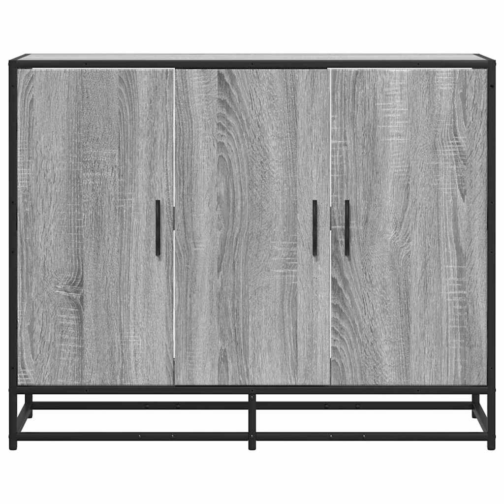 Dulap, gri sonoma, 94x35x76 cm, lemn prelucrat