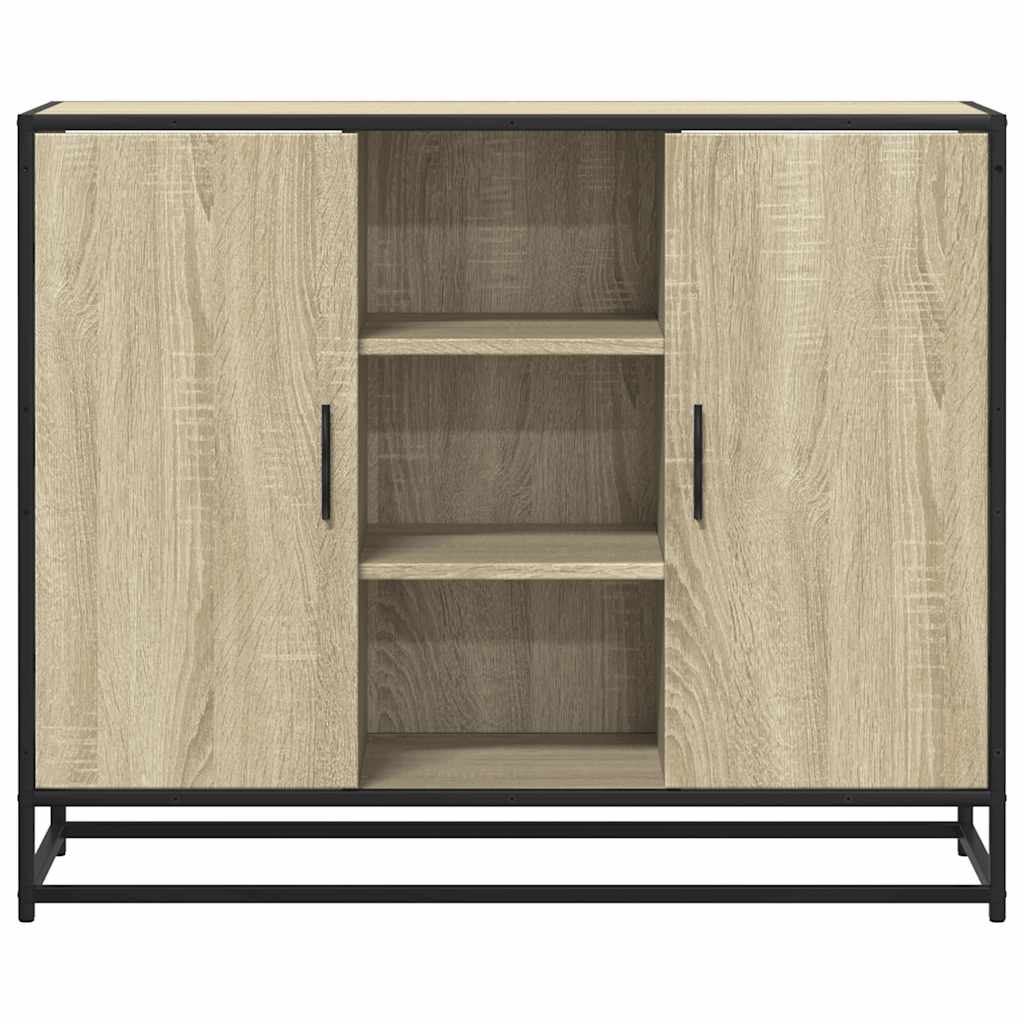 Dulap, stejar sonoma, 92x35x76 cm, lemn prelucrat