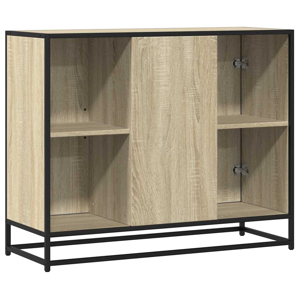 Dulap, stejar sonoma, 92x35x76 cm, lemn prelucrat