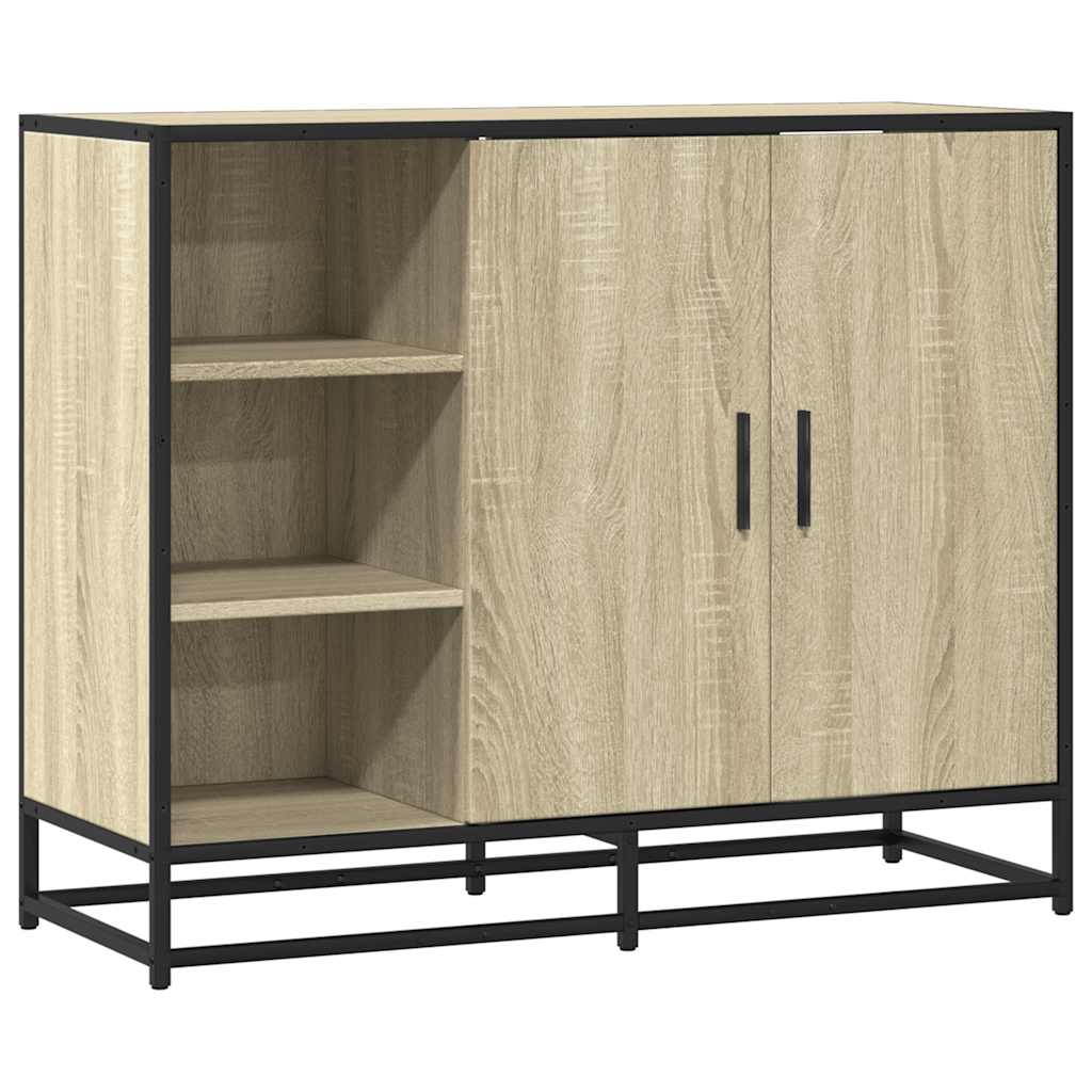 Dulap, stejar sonoma, 92x35x76 cm, lemn prelucrat
