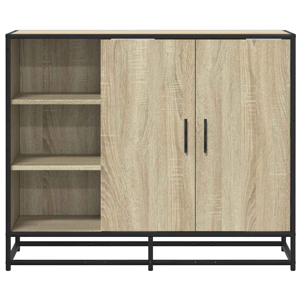 Dulap, stejar sonoma, 92x35x76 cm, lemn prelucrat