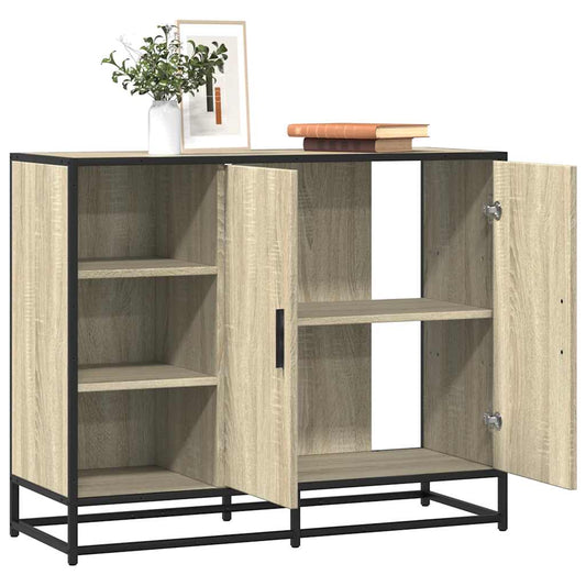 Dulap, stejar sonoma, 92x35x76 cm, lemn prelucrat