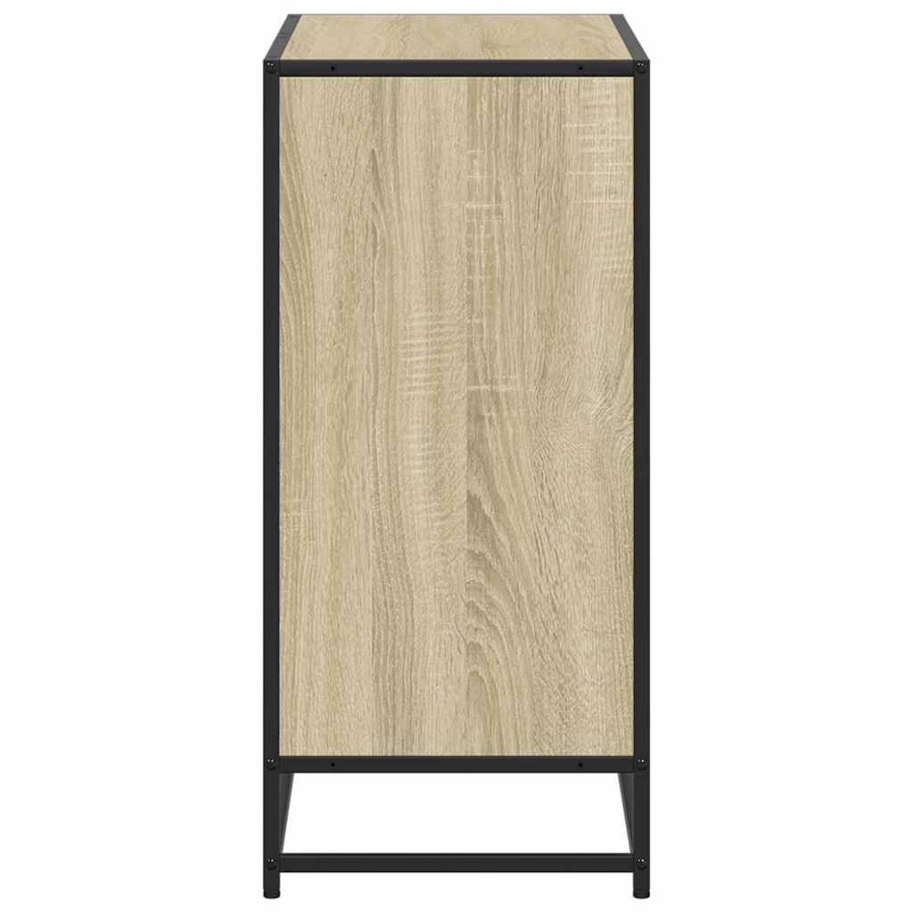 Bibliotecă, stejar sonoma, 80,5x35x76 cm, lemn prelucrat