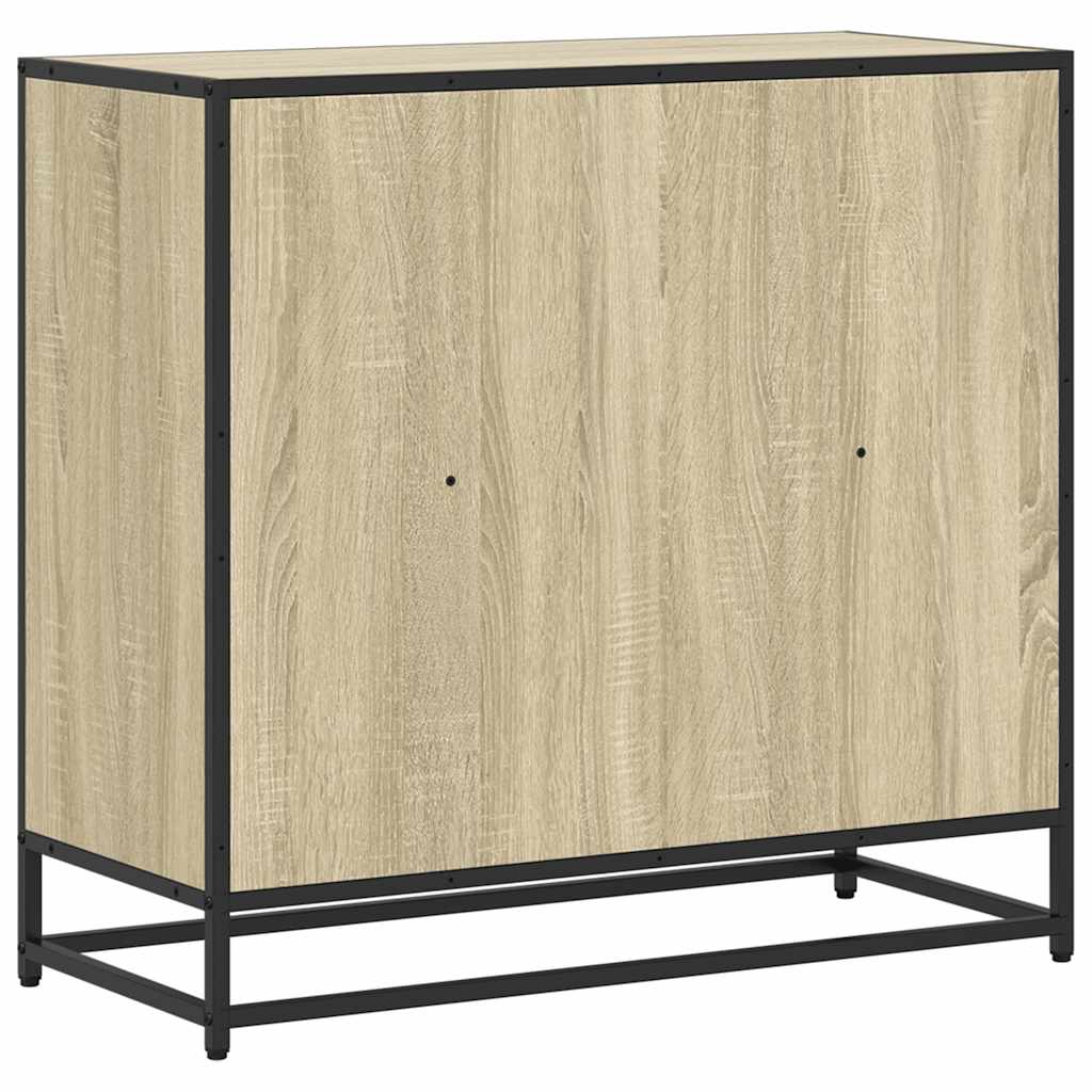 Bibliotecă, stejar sonoma, 80,5x35x76 cm, lemn prelucrat