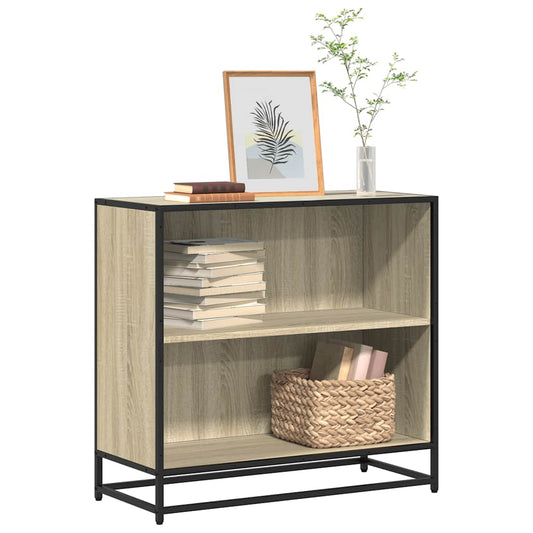 Bibliotecă, stejar sonoma, 80,5x35x76 cm, lemn prelucrat