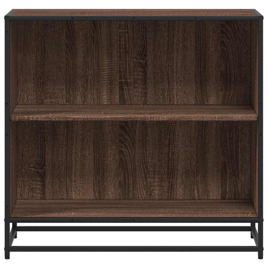 Bibliotecă, stejar maro, 80,5x35x76 cm, lemn prelucrat