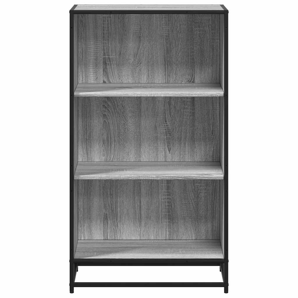 Bibliotecă, gri sonoma, 60x35x107,5 cm, lemn prelucrat