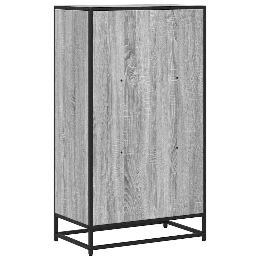 Bibliotecă, gri sonoma, 60x35x107,5 cm, lemn prelucrat