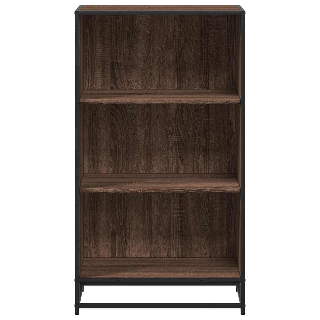 Bibliotecă, stejar maro, 60x35x107,5 cm, lemn prelucrat